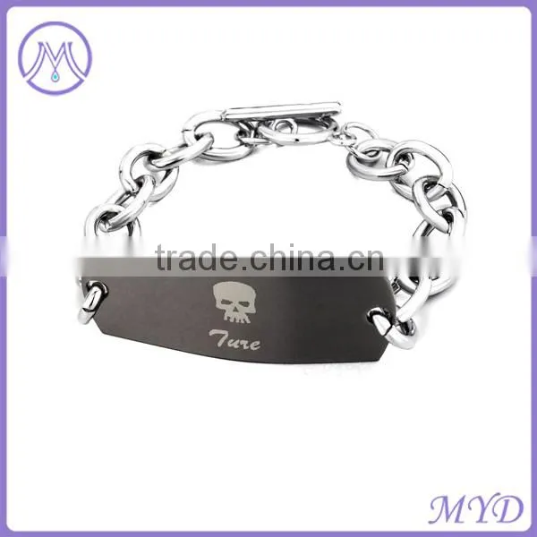 Stainless Steel Mens Jewelry Bracelet Skull Bracelet for Man