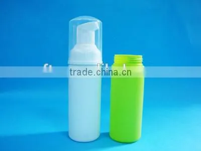 Hot sale 10oz PET soap foam pump bottle with 40mm foam pump/300ml cosmetic foam bottle with dispenser