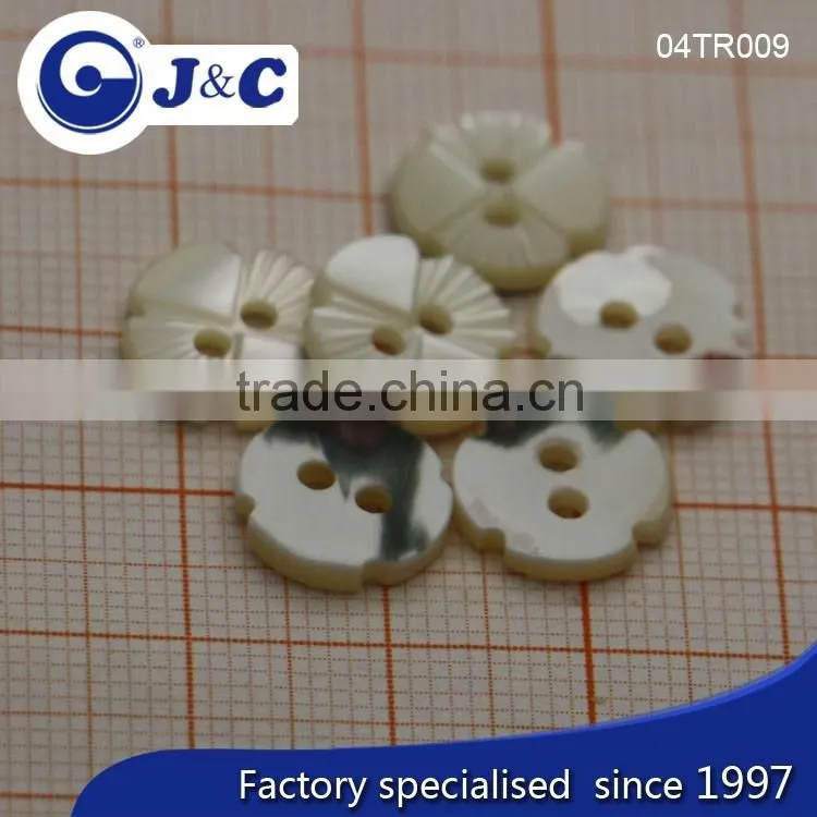 J&C Trocas shell buttons for fashion shirt.TR009,010