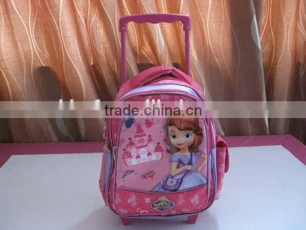 Kids colorful wheeled luggage