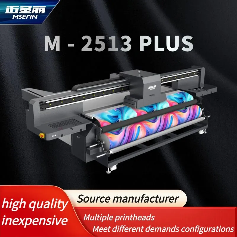 M-2513 UV Flatbed + Cylinder Printer: Work Efficiency and Process
