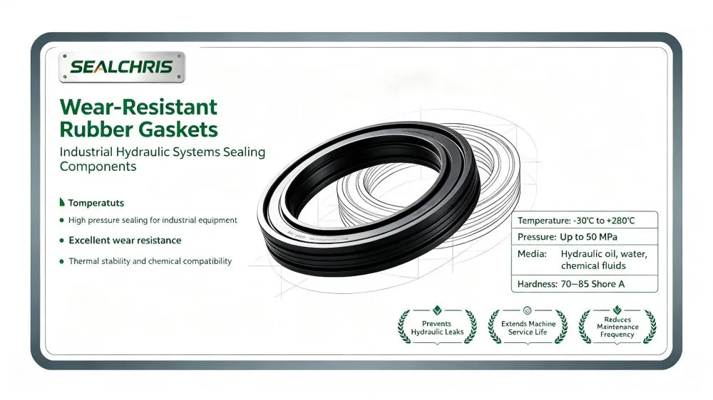 Wear-Resistant Rubber Gaskets for Industrial Hydraulic Systems