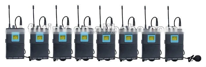 OK-8 UHF/PLL eight Channels wirelesss microphone system