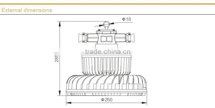 DGS70/127L(A) Flameproof LED roadway light