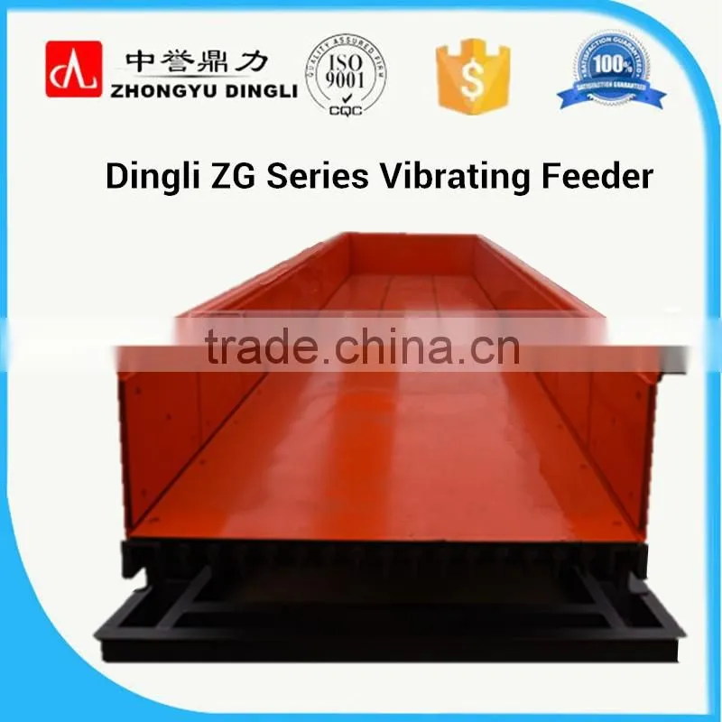 Electrical stone vibrating grizzly feeder for mining