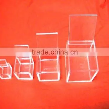 plexiglass&Acrylic storage box with lid
