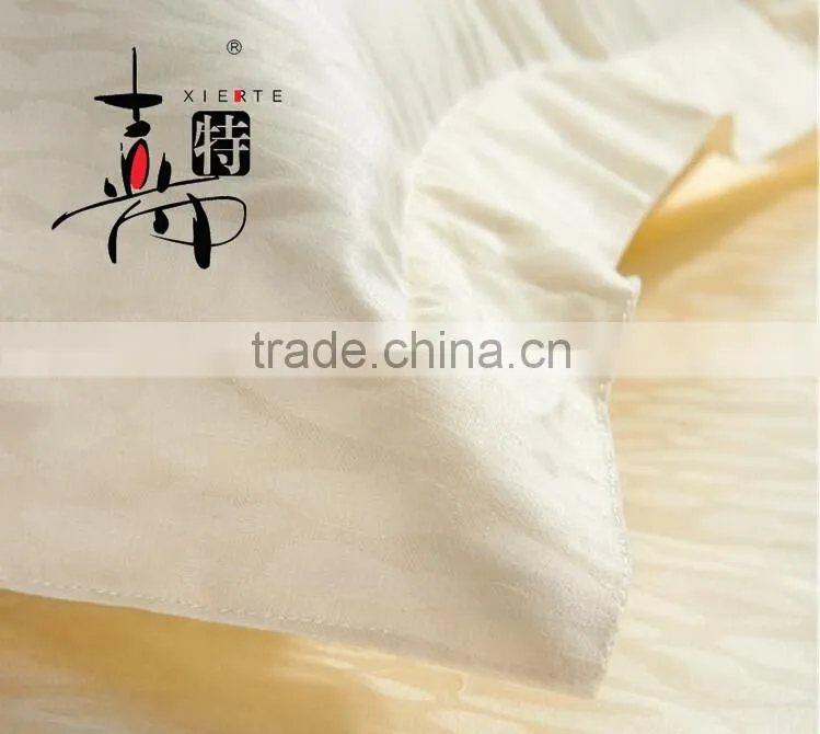 Star Hotel Used Good Quality Cotton Jacquard Fabric Wholesale White Pillowcase