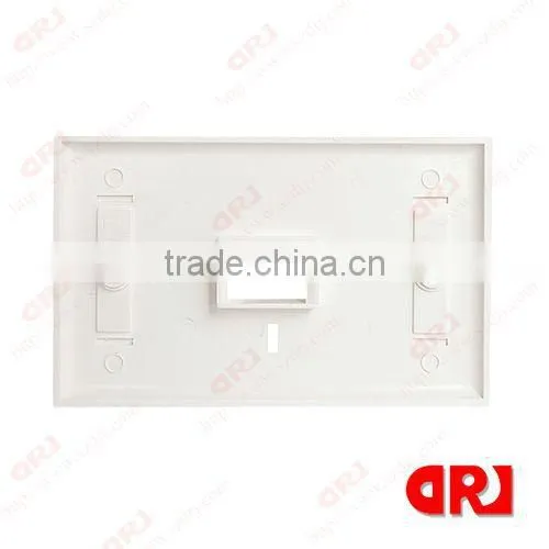 Network rj45 86*120 type single port shutter faceplate