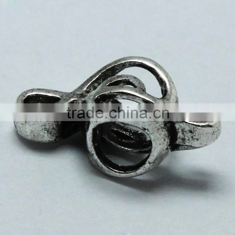 Lead Free Nickle Free Music Symbol Zinc Alloy Beads fit Pandorar Bracelets and Necklace