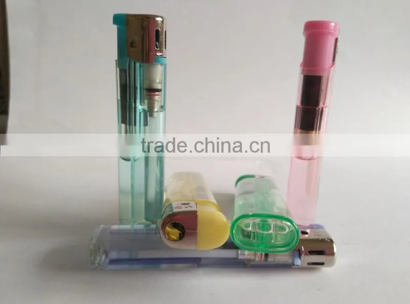 Chinese cigarette lighter transparent electronic lighter FH-606 smoking accessories