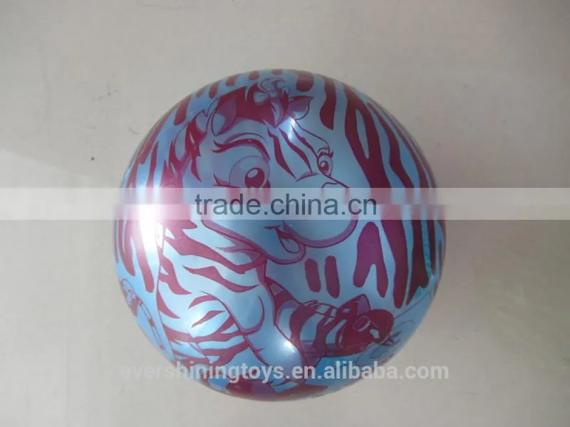 pvc toy balls/one color printed balls/single printed balls