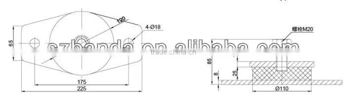 Elevator Rubber Shock Absorber