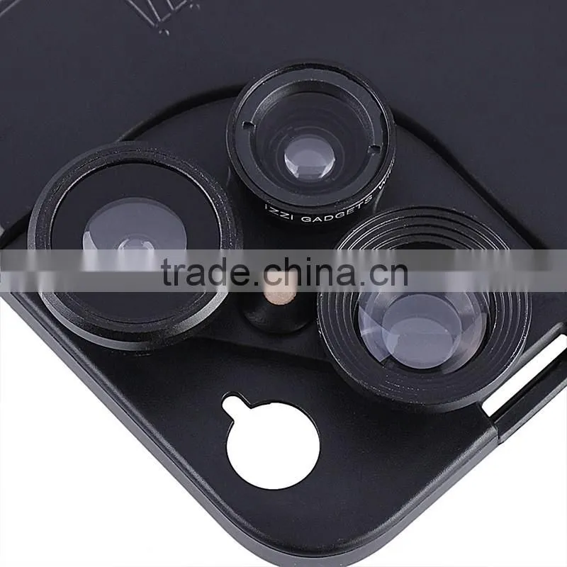For iphone 6s/6s plus Case and 4 in 1 lens solution for cameras iZZi Slim white color