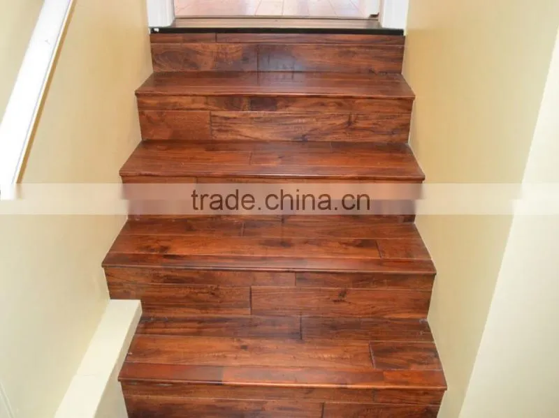 Asian walnut stair acacia treads