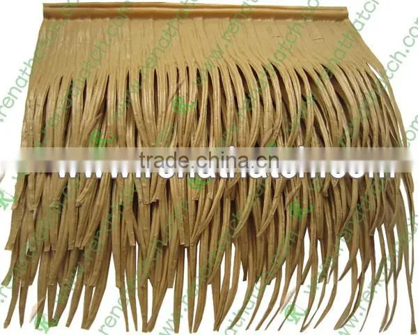 Synthetic roofing thatch