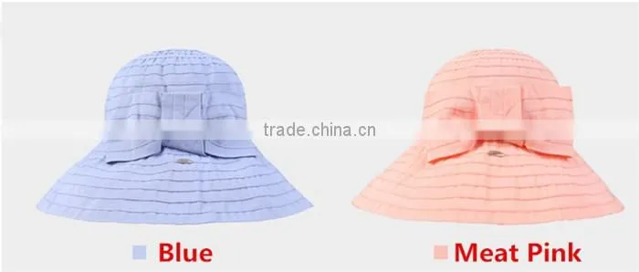 2015 China wholesale latest girl rolled brim sun shade straw hat