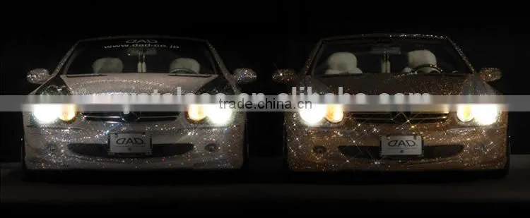 2015 hot sale car stickers self-adhesive crystal sticker