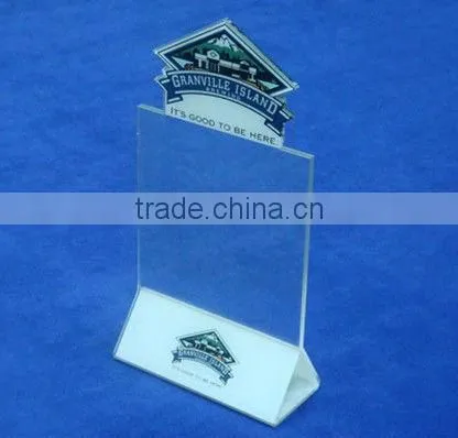 Price and Menu acrylic holder