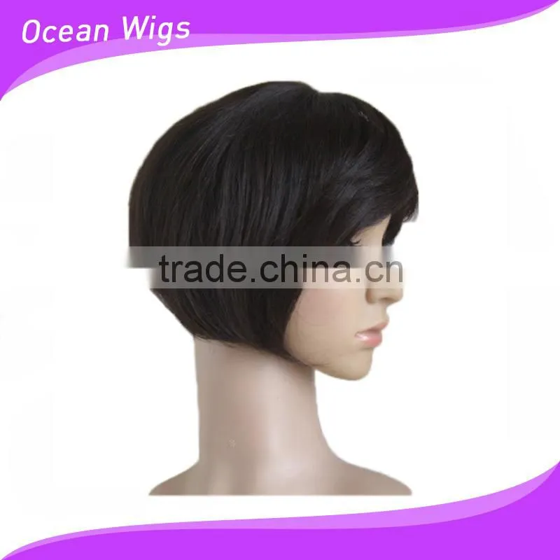 Brazilian Full Lace Wig natural color 100% Virgin Human Hair Wig