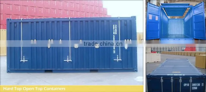 Brand new 20ft tarpaulins open top containers with BV certified