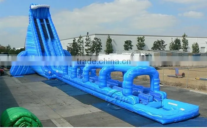 Hot sale CE PVC tallest commercial grade giant adult water inflatable slide