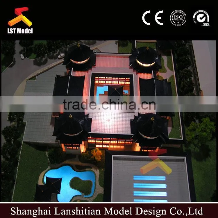 exquisite architectural design 3D rendering building model