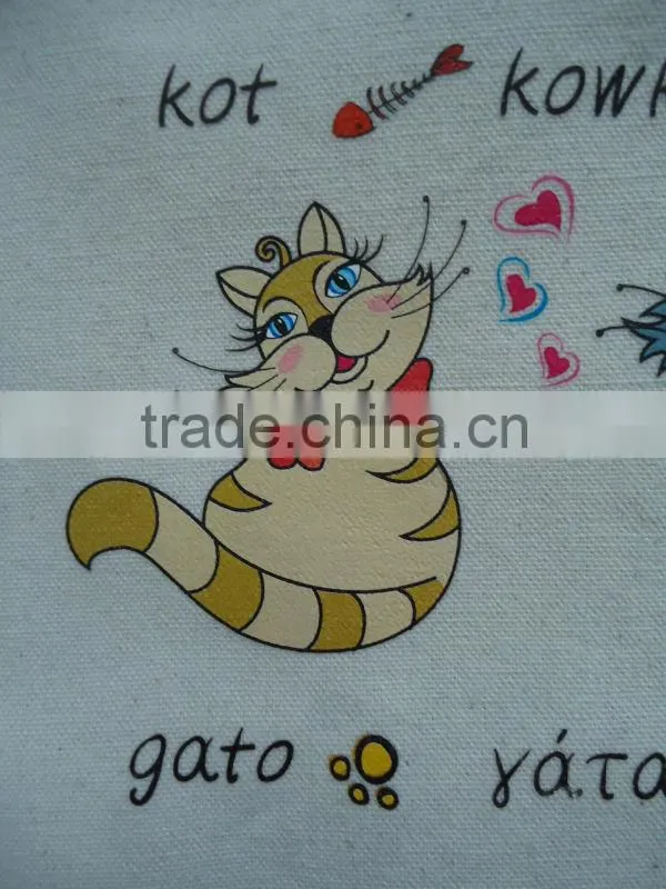 Colorful Rhodes Cats Natural Cotton Tote Bag