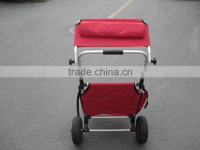 Beach fishing chair trolley with wheels,hand trolley