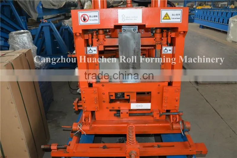 Hydraulic cutting Steel Profile Channel Shape Metal C Purlin Roll Forming Machine