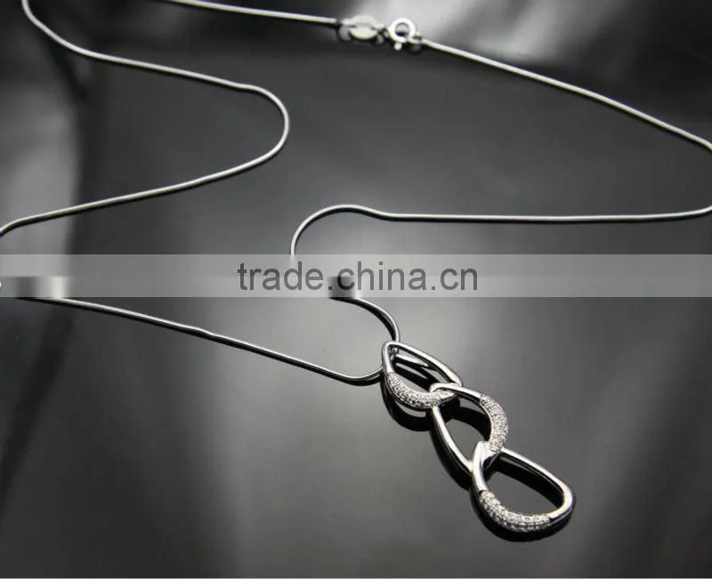 fashion 925 sterling silver jewelry wholesale necklace jewelries