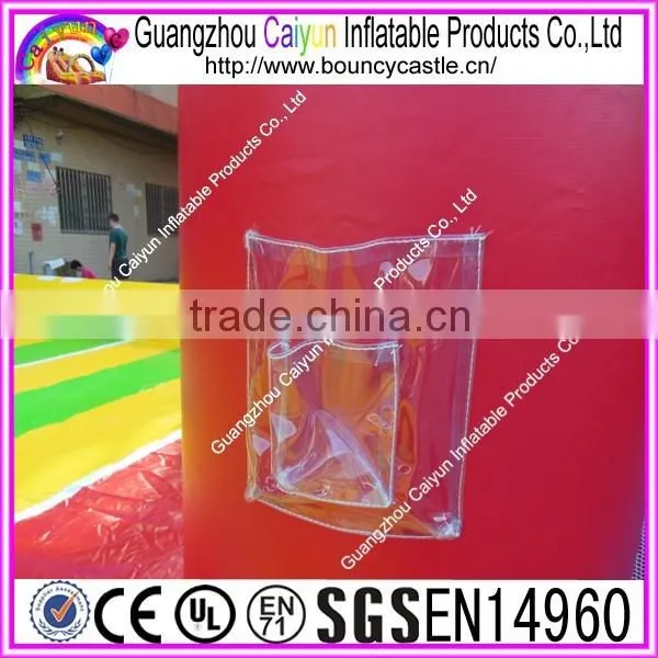 PVC material giant outdoor inflatable football/soccer field,air blower