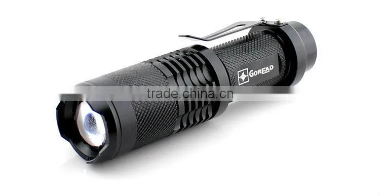 GOREAD Y21 Pen type T6 focusable flashlight 18650