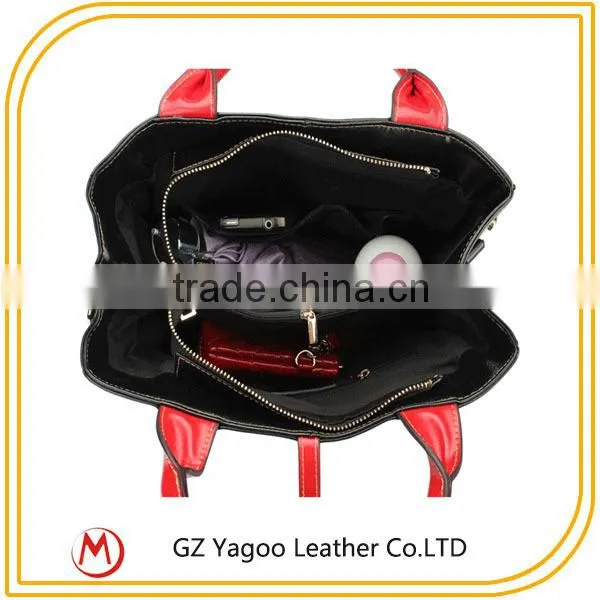 fashion high quality big simple smooth black felt tote bag supplier