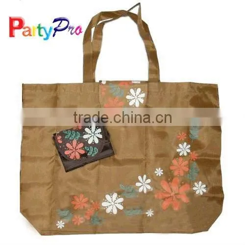 Polyester foldable shopping bag ( with pouch)