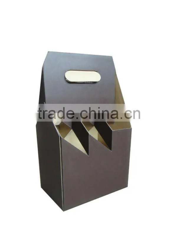6 pack cardboard beer bottle carrier