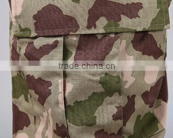 polygon desert camo polyester/ cotton african military uniform