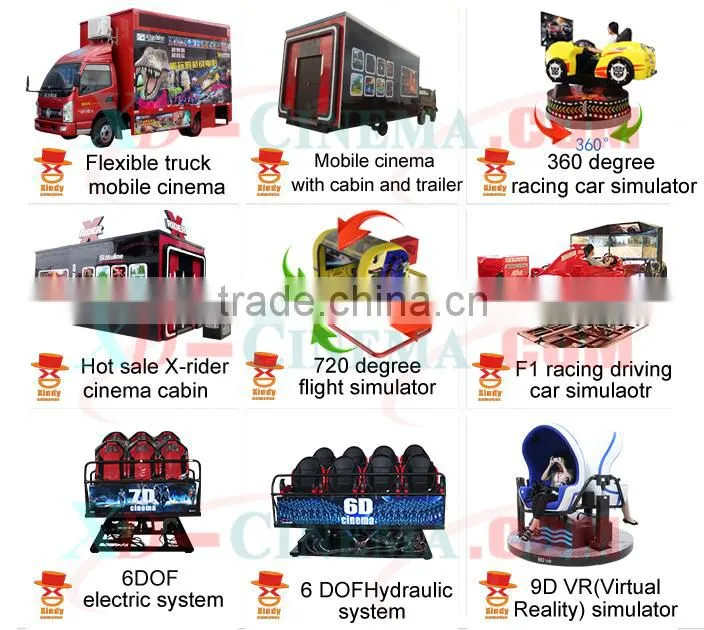 Dynamic and standing Virtual 9D Egg Cinema VR 9D Cinema