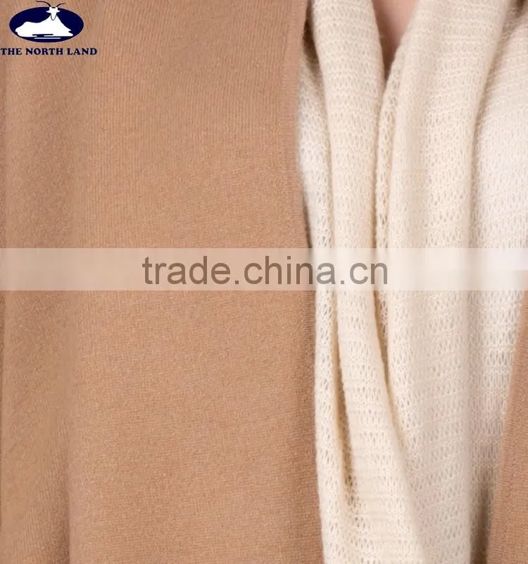 Ladies' C Neck Two Sided Cardigan Fashion Style CWSW15101109L