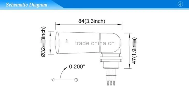 IP65 automatic led light photo control
