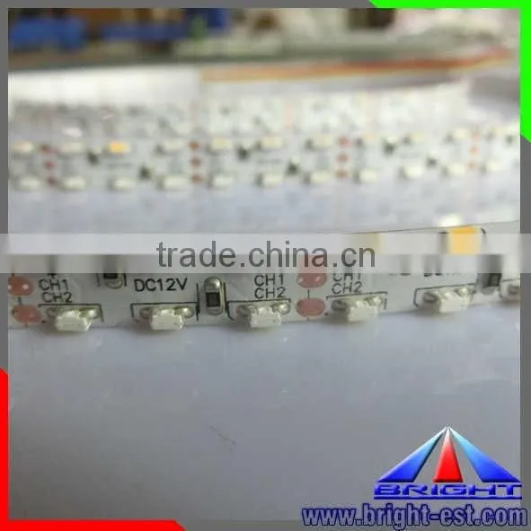 3014 led strip light 120/240leds/m double row double color side view led strip 3014 flexible led strip