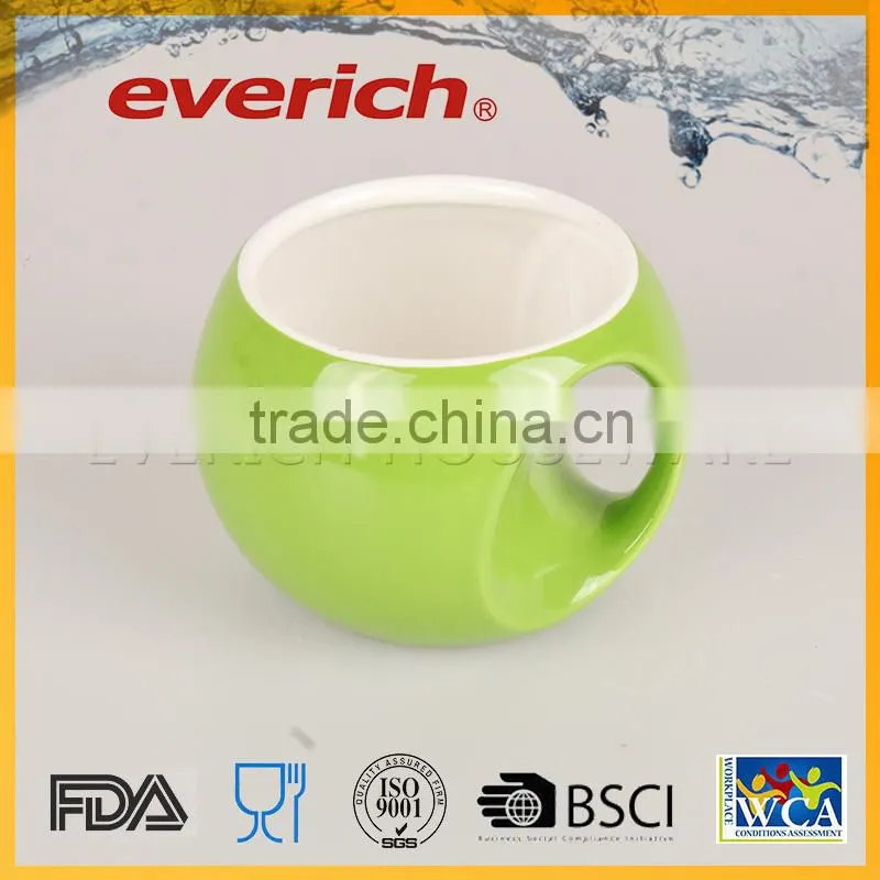 Good reputation high quality ceramic travel mug with plastic lid