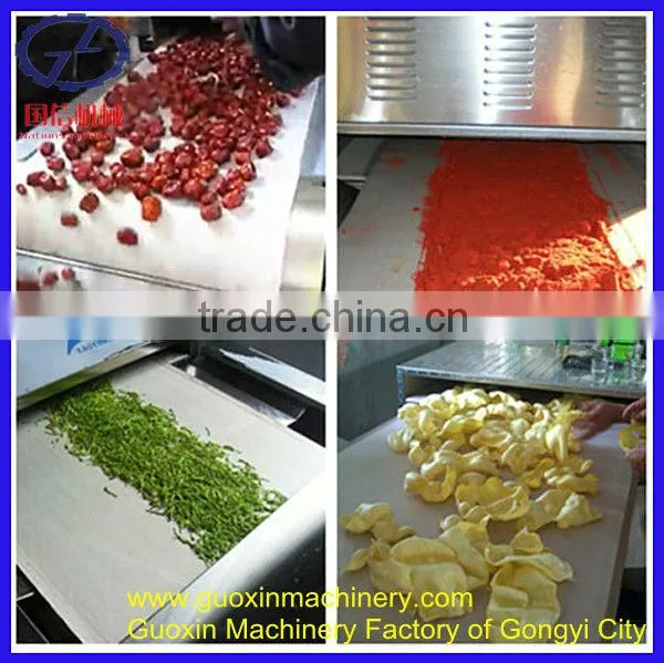 manufacture hot selling tunnel microwave drying equipment