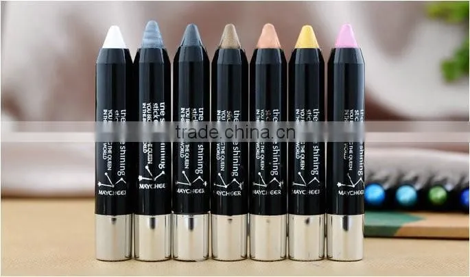 Makeup Multicolour automatic Eye shadow big eyes cosmetics Make up maquiagem eyebrow eyeshadow