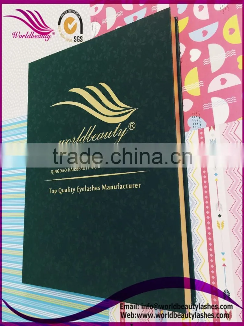 Eyelash display book