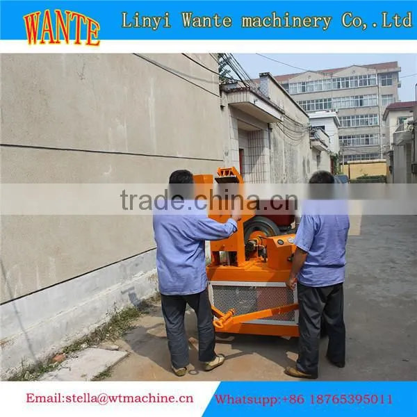 WT1-20 wall clay brick making machine Eco Brava presses ecological bricks