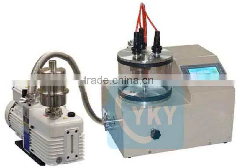 3 Rotary Targets Plasma Sputtering Coater with vacuum pump