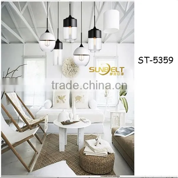 ST-5359-A Sunbelt contemporary handmade glass pendant lamp.