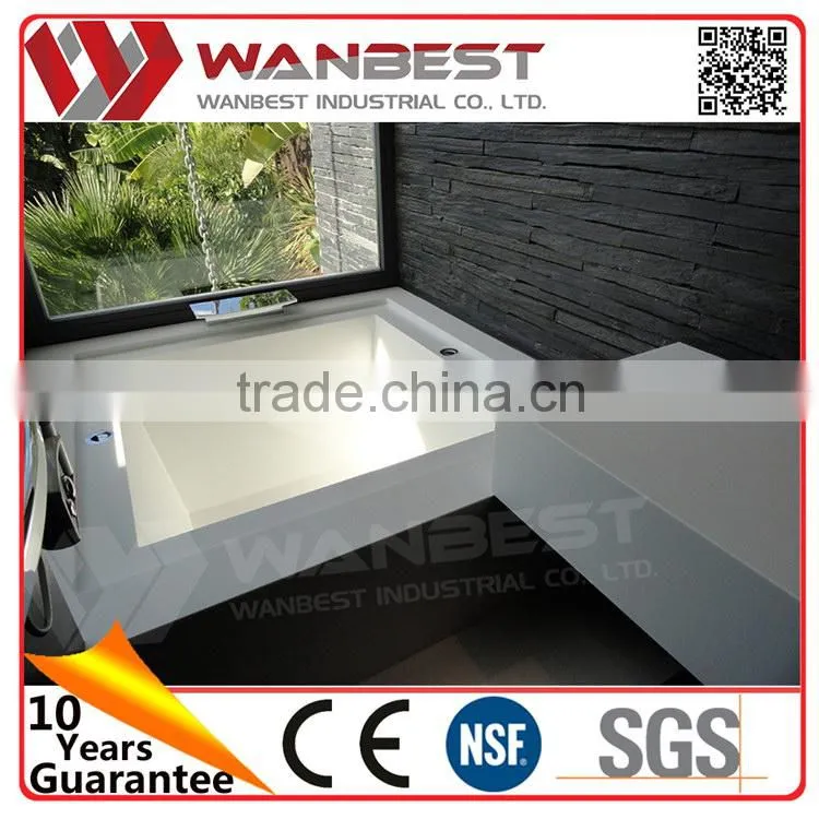 New Hot Fashion nice looking rectangular above counter washing basin