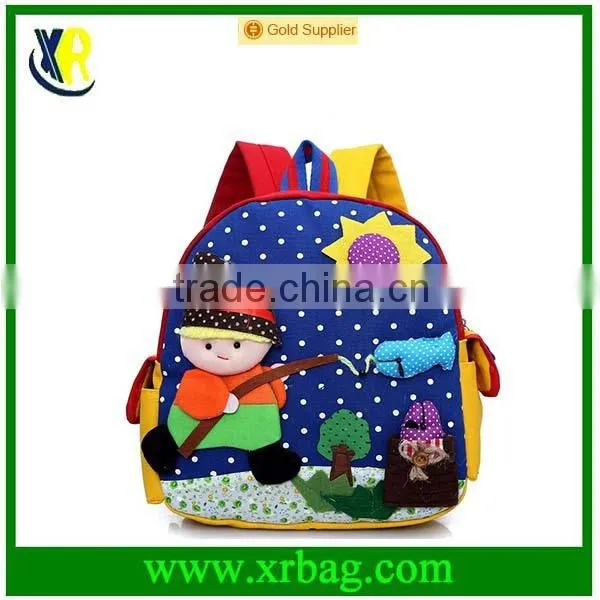 new 2015 fashion cute kindergarten kids backpack school bag