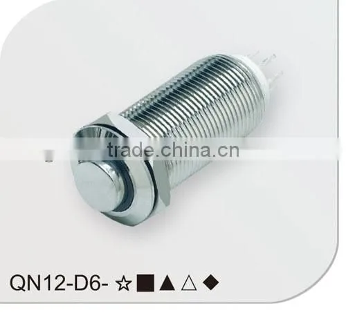 Stainless stell LED push button switch